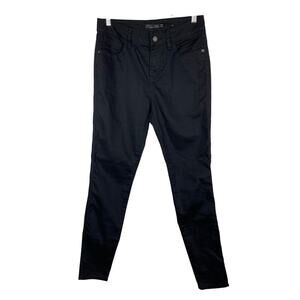 prAna Women's 6/28 Black Organic Cotton Blend Skinny Jeans *